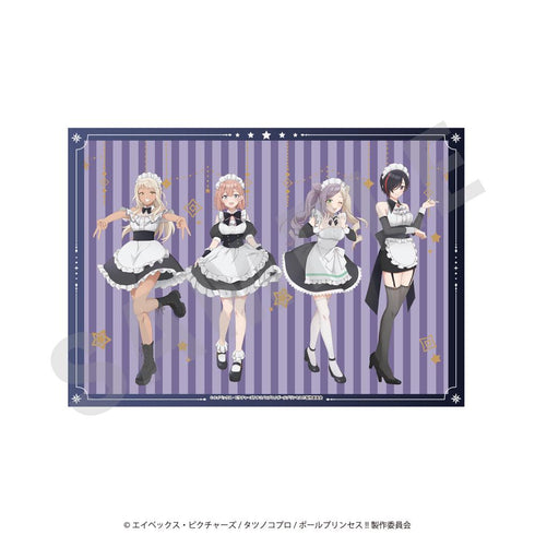 『ポールプリンセス!!』メタルプレート ギャラクシープリンセス メイドVer.